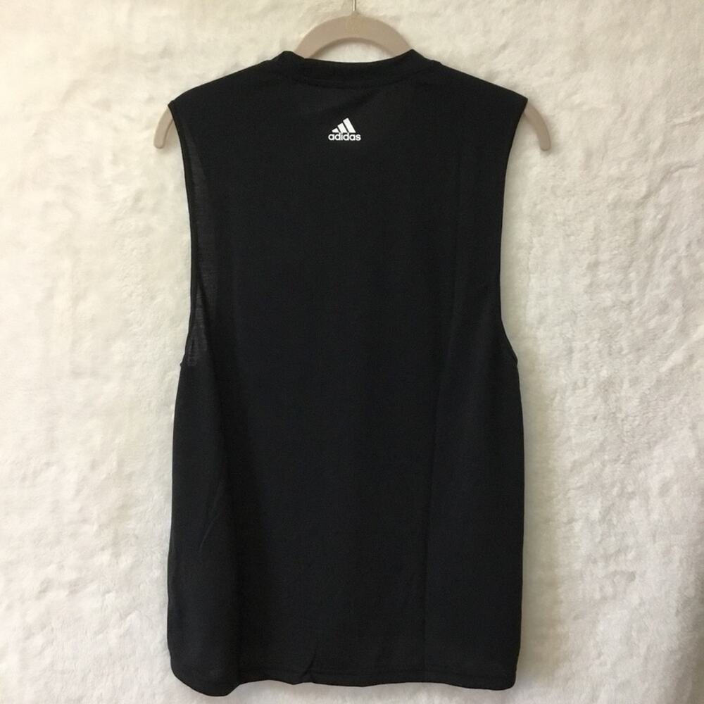 Adidas Black & White Dash Tank Top - Picture 6 of 7